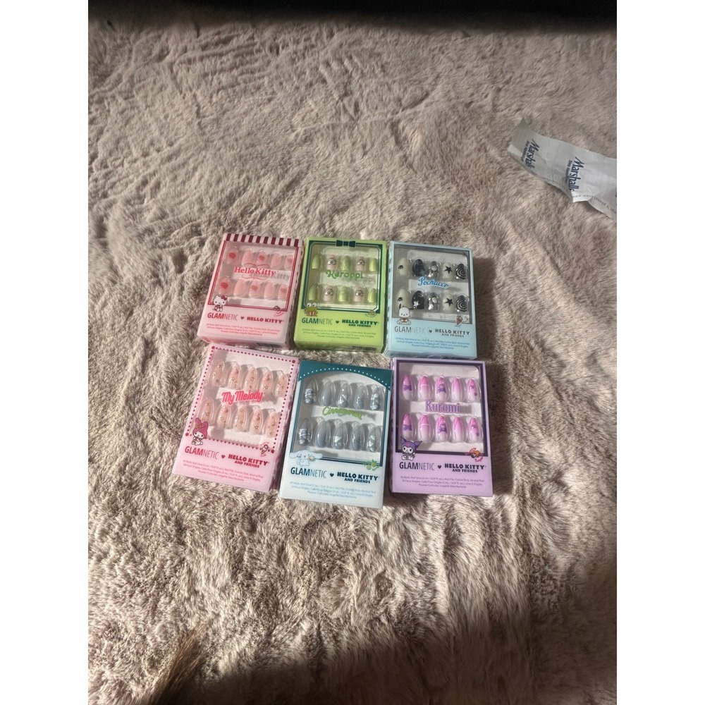 Glamnetic Hello Kitty and Friends Press On Nails Bundle 6 Sets Sanrio Collection